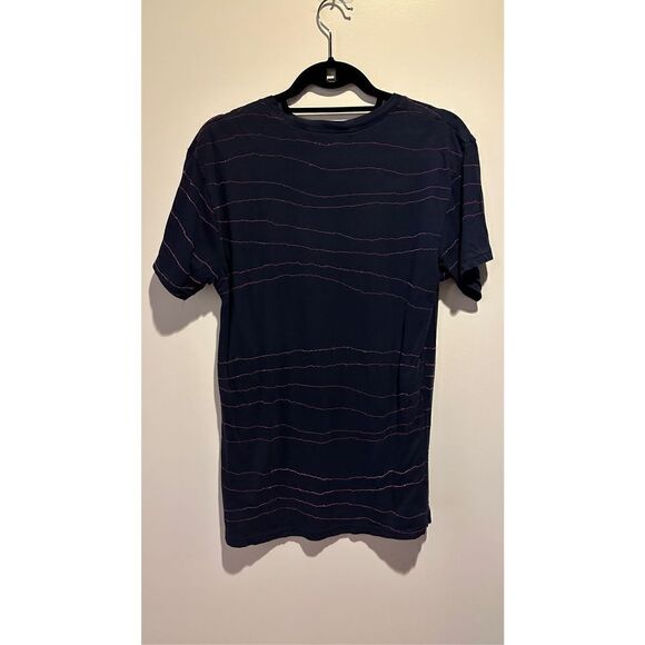 Marc By Marc Jacobs Other - MARC BY MARC JACOBS Stretchy T-Shirt in Dark Blue with Pink Stripe